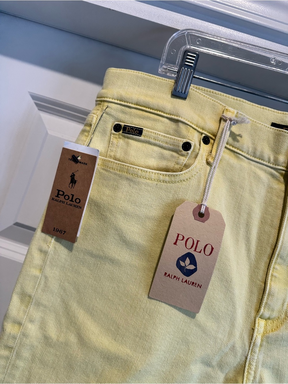 Ralph Lauren Yellow Denim Jeans